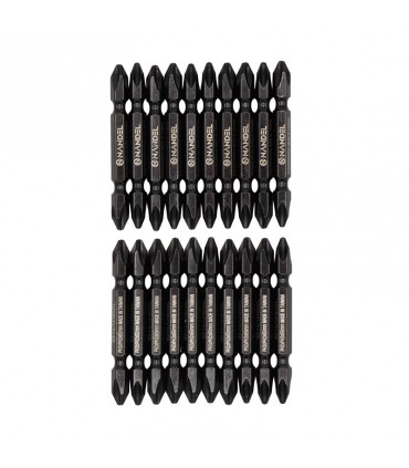 نوک پیچگوشتی دوسر چهارسو ناندل سایز 6.5 بسته 20 عددی