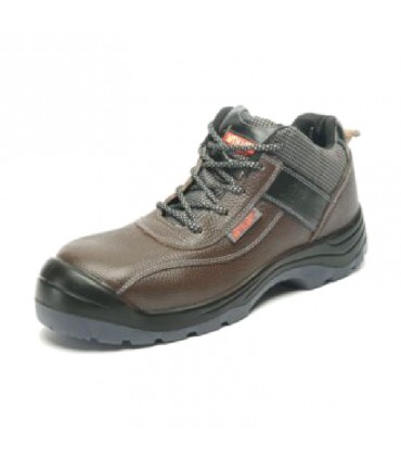 کفش ایمنی ساق بلند قهوه ای یحیی مدل Super3M-999