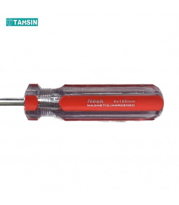 پیچ گوشتی چهارسو نک سایز 150*6 میلی متر