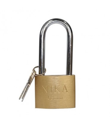 قفل آویز پایه بلند نیکا 63 میلی متر