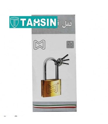 قفل آویز پایه بلند نیکا 63 میلی متر