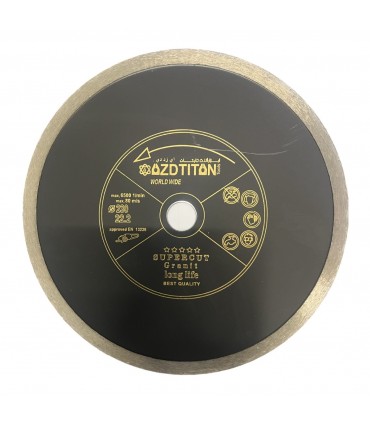 صفحه سرامیک بر تیتان سایز 22.2*230 میلی متر