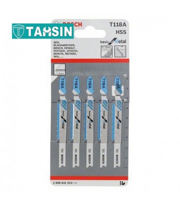 تیغه اره عمودبر بوش مدل T118A برای برش فلز