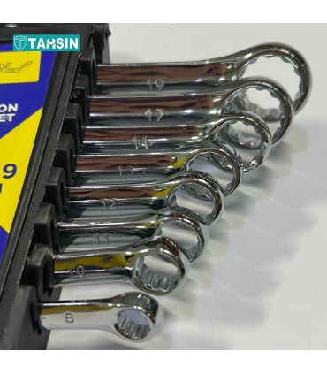 مجموعه 8 عددی آچار یکسر تخت یکسر رینگ SUNTOOLS