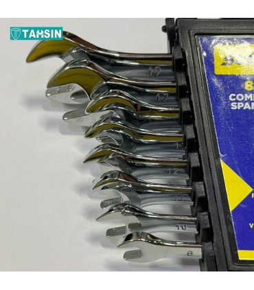 مجموعه 8 عددی آچار یکسر تخت یکسر رینگ SUNTOOLS