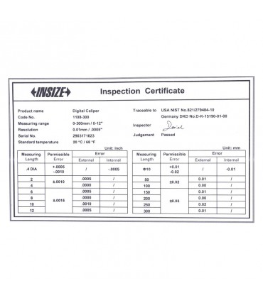 کولیس اینسایز مدل 300-1108