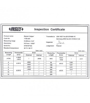 کولیس اینسایز مدل 200-1108