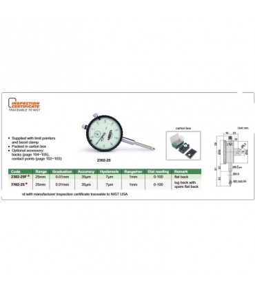 ساعت اندیکاتور اینسایز مدل 2302-25