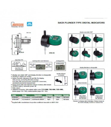 ساعت اندیکاتور اینسایز مدل 2118-10