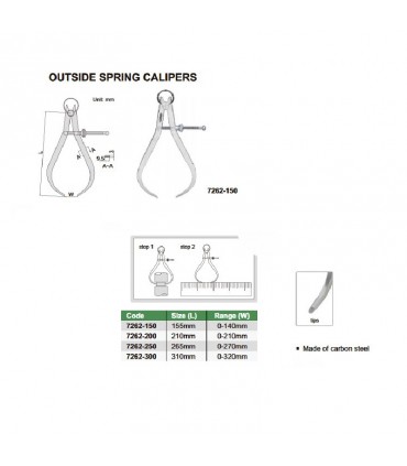 پرگار اینسایز مدل 7262-150