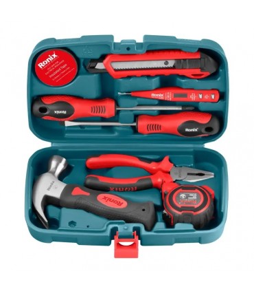 مجموعه 8 پارچه ابزار دستی رونیکس مدل RS-0002
