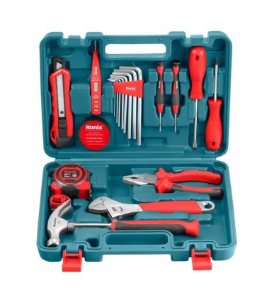 مجموعه 12 پارچه ابزار دستی رونیکس مدل RS-0003