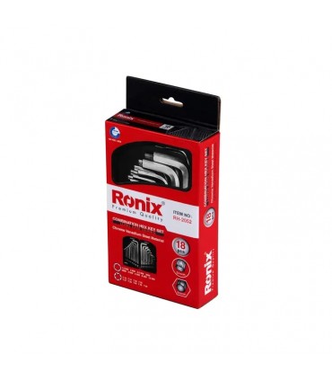 مجموعه 18 عددی آچار آلن و ستاره‌ای رونیکس مدل RH-2052