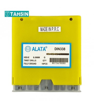 مجموعه 10 عددی مته ALATA سایز 8 میلی متر