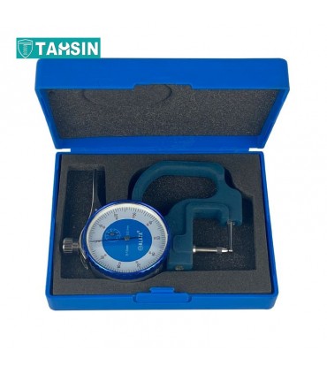 ضخامت سنج ساعتی تیوپی اهرمی آلاتا دقت 0/01 کورس 10 میلی متر