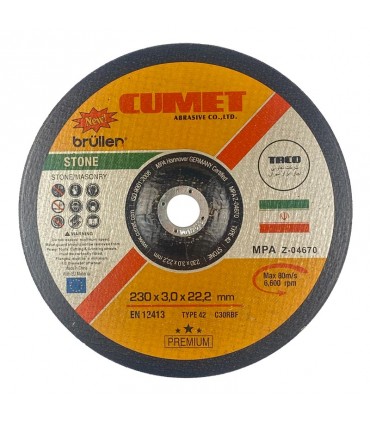 صفحه سنگ سنگبری CUMET سایز 22.2*3.0*230