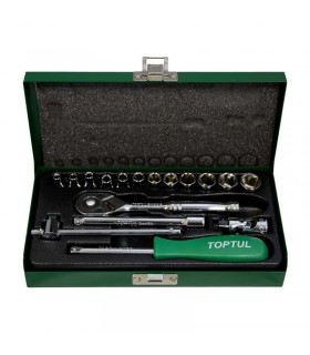 مجموعه 17 عددی آچار بکس تاپ تول مدل GCAD1701