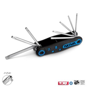 آچار آلن چاقویی ستاره ای نووا مدل NTK1140 تعداد 8 عددی