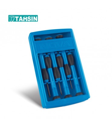 پیچ گوشتی ساعتی 6 پارچه نووا مدل  NTS 1334