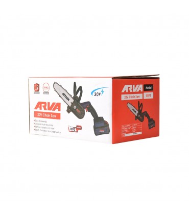 اره زنجیری شارژی آروا ARVA مدل5893 (20 ولت)