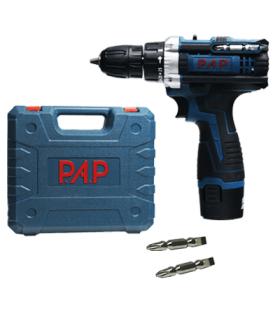 دریل پیچ گوشتی شارژی پی ای پی PAP مدل 1201 (12 ولت)