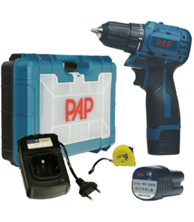 دریل شارژی پی ای پی PAP مدل 1815 ( براشلس 18 ولت )