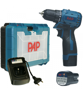 دریل شارژی پی ای پی PAP مدل 1820 ( براشلس 18ولت )