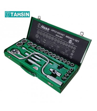 مجموعه 24 عددی آچار بکس هنس مدل 4624-6MT