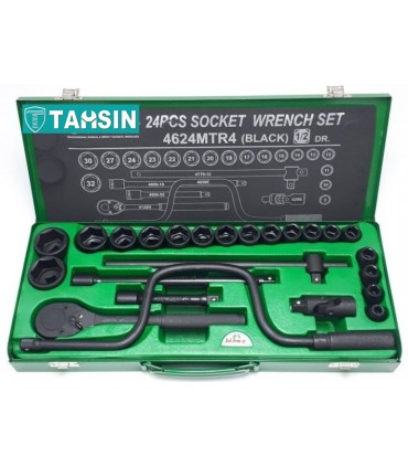 مجموعه 24 عددی آچار بکس هنس مدل 4624-6MT