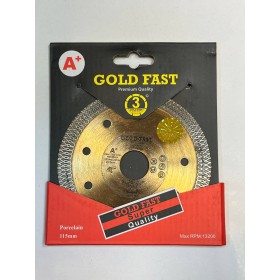 صفحه ميني برش پرسلان  گلدفست  طلایی  سايز 115