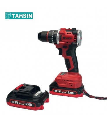 دریل شارژی 21 ولت چکشی براشلس ادون مدل AD-21BL