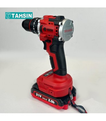 دریل شارژی 21 ولت چکشی براشلس ادون مدل AD-21BL