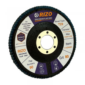 فلاپ دیسک زیرکونیوم ریزو سایز 115 میلی متر 90 پره