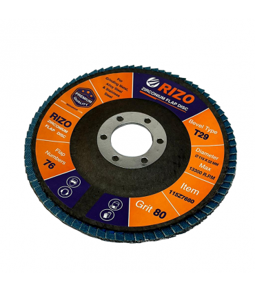 فلاپ دیسک زیرکونیوم ریزو سایز 115 میلی متر76 پره