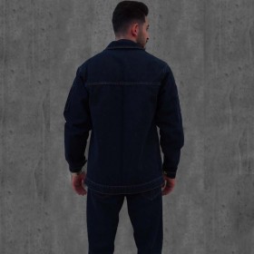 شلوارجین تحسین مدل IRON  رنگ سرمه ای