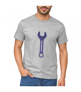 تیشرت نخ پنبه با طرح ابزار