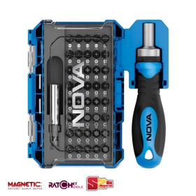 مجموعه 42 عددی سری بکس و پیچ گوشتی نووا مدل NTS1335