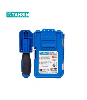 مجموعه 42 عددی سری بکس و پیچ گوشتی نووا مدل NTS1335