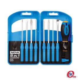 مجموعه 9 عددی پیچ گوشتی نووا مدل NTS 1341