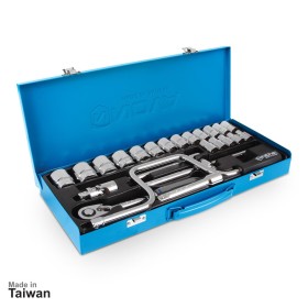 مجموعه 24 عددی آچار بکس نووا مدل NTS-7001 دوازده گوشه