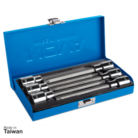 جعبه بکس 6 پارچه آلنی ستاره ای بلند نووا مدل NTS7015 سایز 1/2 اینچ