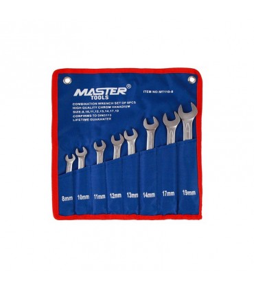 مجموعه 8 عددی آچار یکسر رینگی یکسر تخت مستر تولز مدل MT-110-8