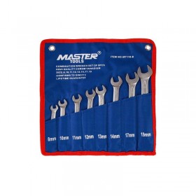 مجموعه 8 عددی آچار یکسر رینگی یکسر تخت مستر تولز مدل MT-110-8