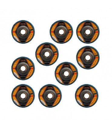 مجموعه 10 عددی سنباده فلاپ دیسک فالکون مدل ZA120