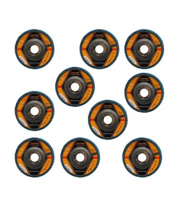 مجموعه 10 عددی سنباده فلاپ دیسک فالکون مدل ZA80