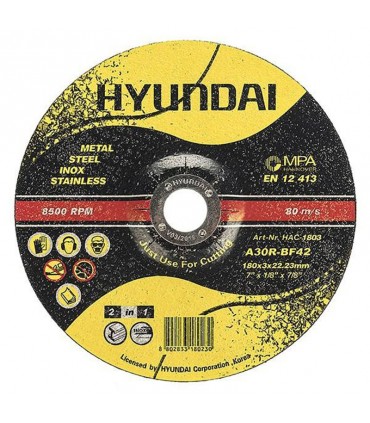 صفحه سنگ برش آهن Hyundai سایز 3*180