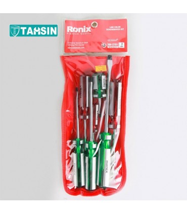 مجموعه 7 عددی پیچ گوشتی رونیکس مدل 2701