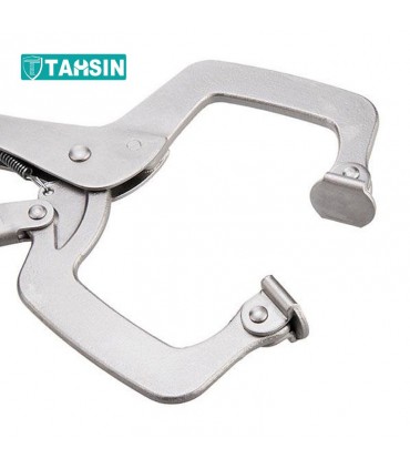 انبر قفلی Cشکل هماهنگ شونده ایران پتک مدلHE1110سایز600گرمی