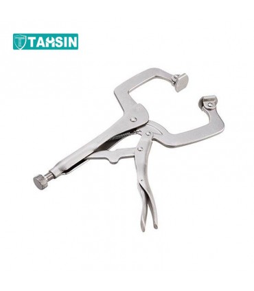 انبر قفلی Cشکل هماهنگ شونده ایران پتک مدلHE1110سایز600گرمی