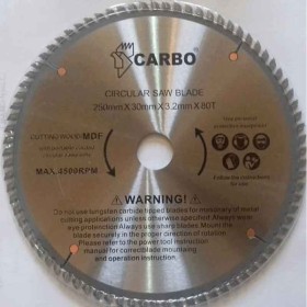تیغ MDF بر کاربو سایز 250 میلی متر